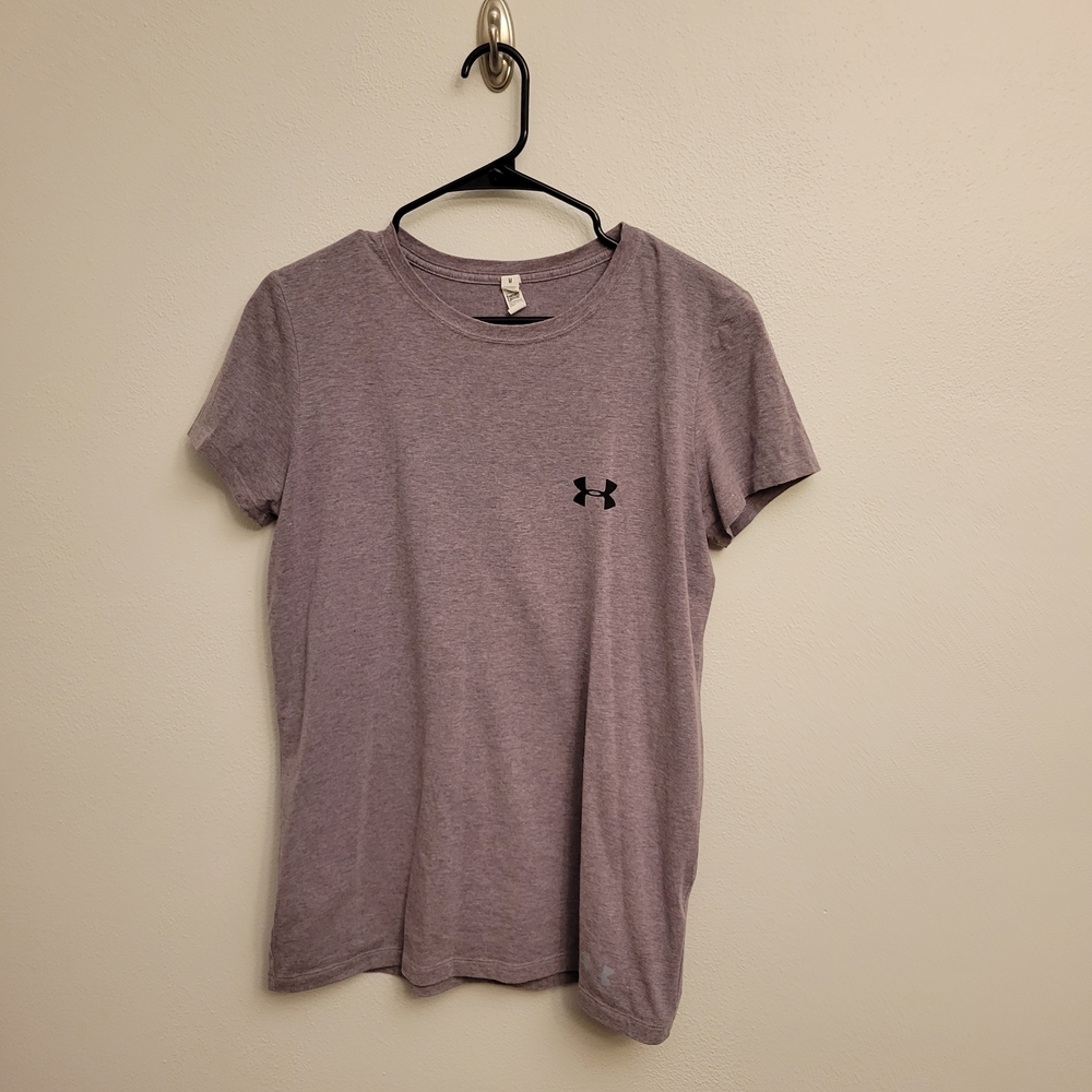 VGUC Under Armor Heat Gear Short Sleeve Shirt, Heathered Maroon, Size M